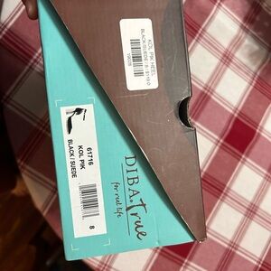 Diba True Black Suede Heels